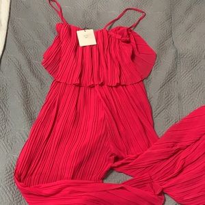 Red jumpsuit